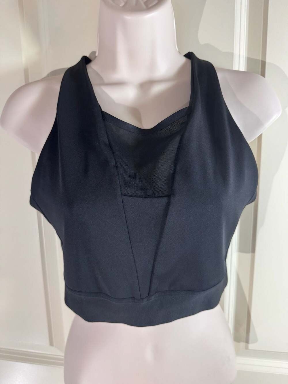 Champion Women's Mesh-Panel Racerback Sports Bra, Size Large
